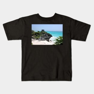 Mexique - Site archéologique de Tulum Kids T-Shirt